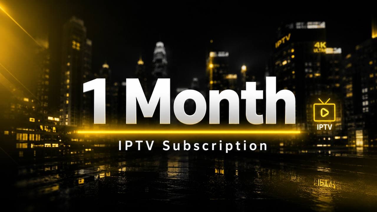 1 Month IPTV Subscription — $16, 24,000+ channels, 4K Ultra HD